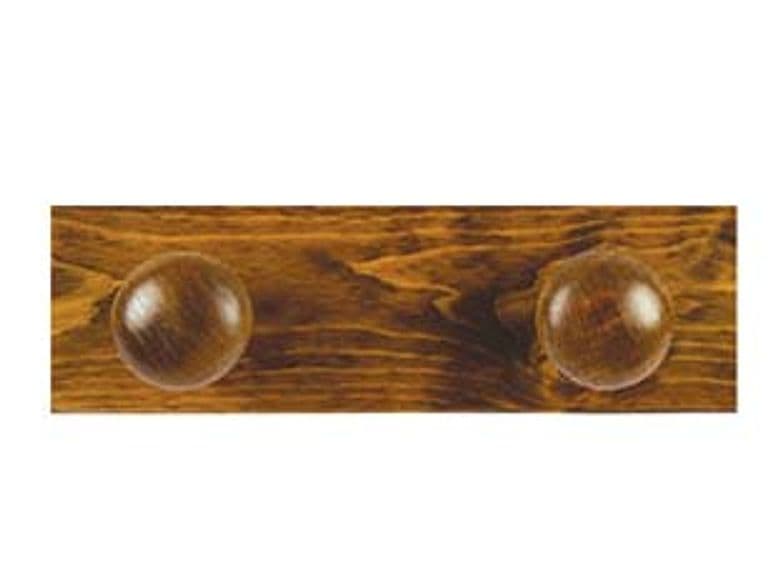 Appendiabiti in Legno 2 Posti Noce 9 CMX29