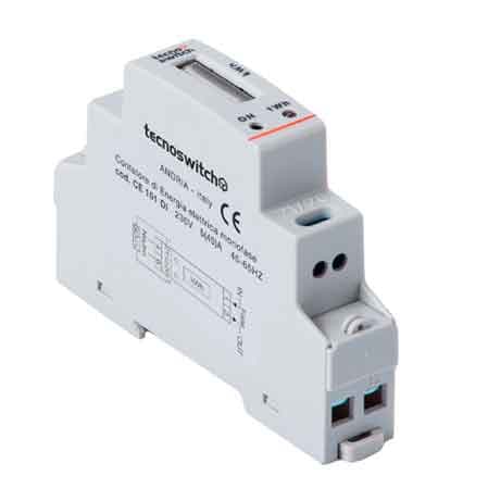Contatore Elettronico di Energia Elettrica Tecno Switch Corrente 45A - 2