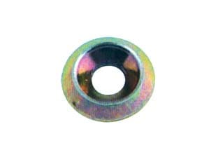 Rondelle Coniche Zincate Gialle Ø INT.7,6 mm Ø EST.20 mm per Viti 50 Pezzi - 2