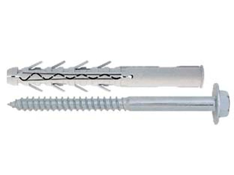 Tassello Prolungato in Nylon con Vite Ter Zincata Bianca Tupp Ø Cod 468022 – Friulsider