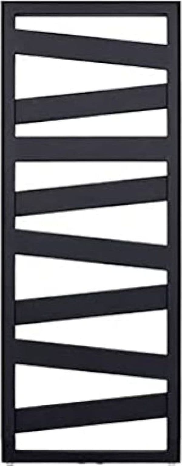Termoarredo Zehnder Ribbon H 965 Nero Opaco Largh 50 cm