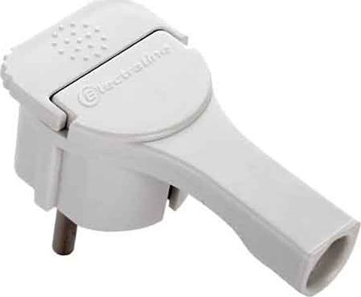 Spina Mobile Schuko a 90 ° 16 a 2P con T - 2