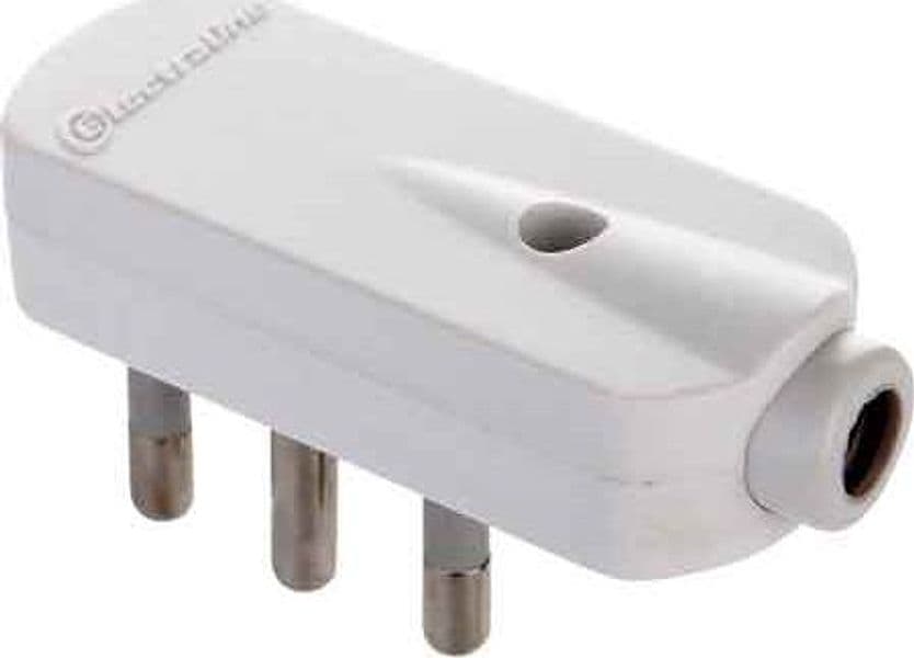 Spina Mobile a 90 ° 16A 2P con T Grigio – Autres