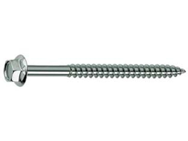 Vite Tirafondi per Legno Testa Esagono Ø 6 mm MMX70 Ambrovit 100 Pezzi