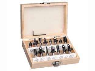 Frese in Serie 15 Pezzi per Fresatrice Verticale con Codolo 8 mm Einhell - 2