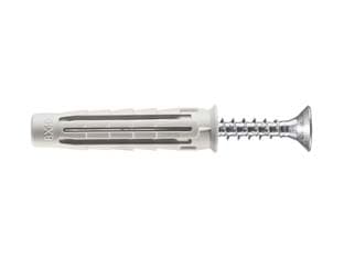 Tassello in Nylon con Vite Tsp Pz PA 6 T6 Va Ø 6 mm MMX30 100 Pezzi - 2