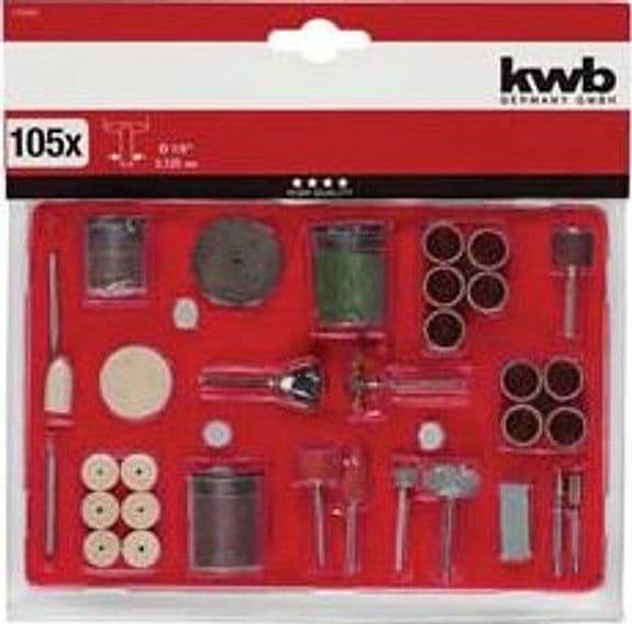 Set 105 Mini Accessori per Minitrapano TCMG135 e Einhell