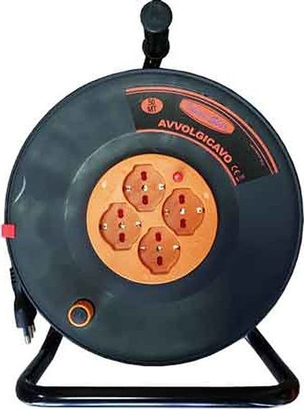 Avvolgicavo Elettrico Ideal Star con Cavaletto 25 m - 2