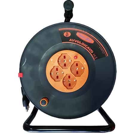 Avvolgicavo Elettrico Ideal Star con Cavaletto 25 m - 2