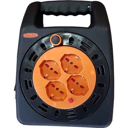 Avvolgicavo Domestico Ideal Star con Manico 10 m - 2