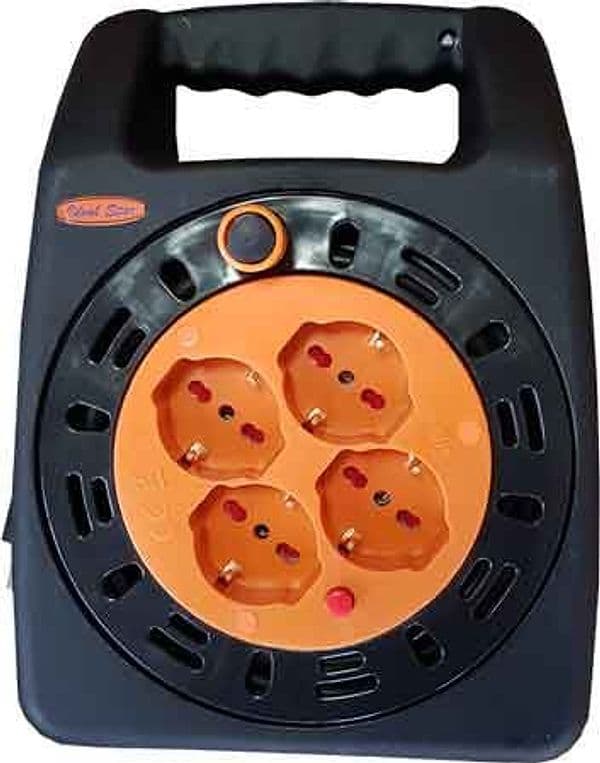 Avvolgicavo Domestico Ideal Star con Manico 15 m - 2