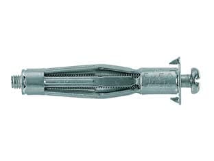 Tassello in Metallo Zincato Hm S per Cartongesso Ø Foro 10 MMX45 50 Pezzi - 2