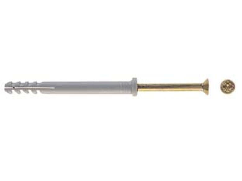 Tassello in Nylon con Bordo Piatto e Vite Chiodo N F Ø 6 mm MMX60 100 Pezzi – Fischer