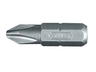 Inserto a Croce Phillips per Avvitatori 25 mm PH3 Stanley 25 Pezzi - 2