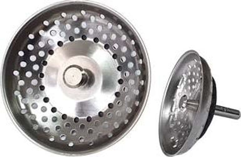 Griglia Inox Basket Microforata per Lavello Ø 84 mm 10 Pezzi - 2
