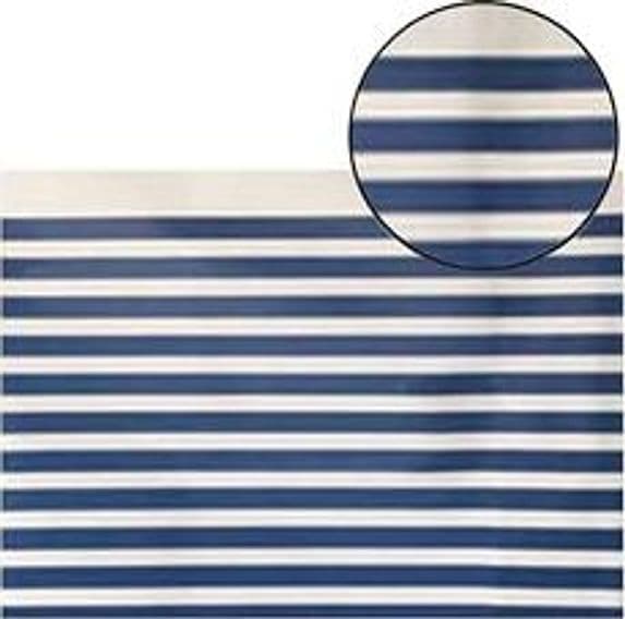 Tenda Doccia Peva Bianca Blu Striscia 180 CMX200 Aglaia
