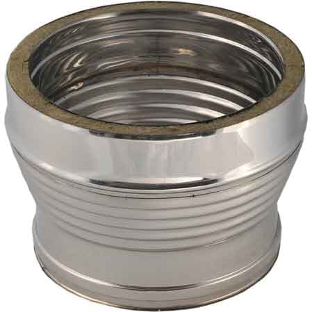 Riduzione Doppia Parete Ø 150 x 200 180 x 230 mm - 2