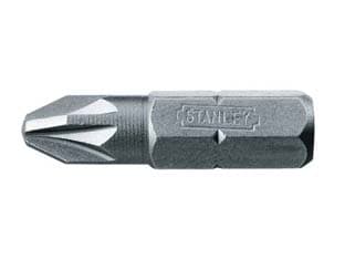 Inserto a Croce Pozidrive per Avvitatori 25 mm PZ1 Stanley 25 Pezzi - 2
