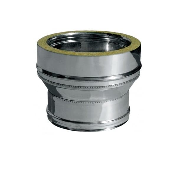 Riduzione Doppia Parete Ø 80 x 130 100 x 150 mm - 2