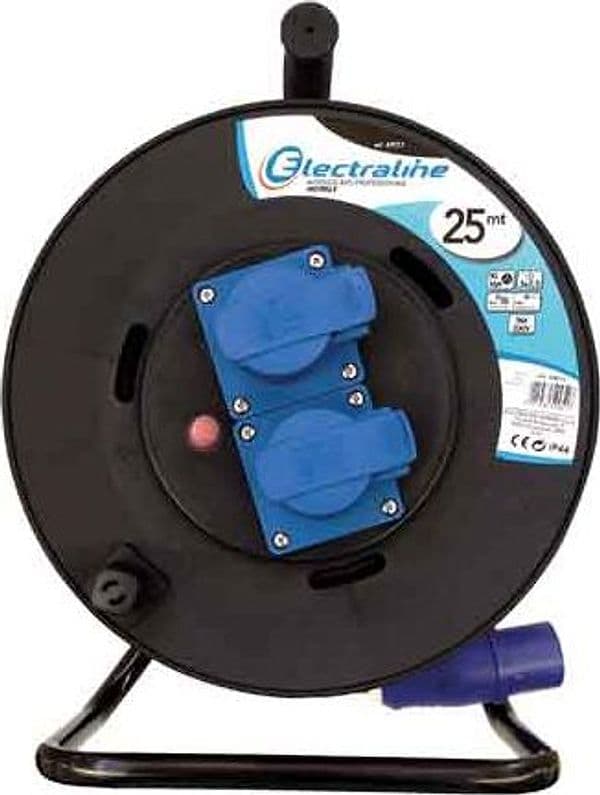 Avvolgicavo Industriale 25 m Electraline - 2