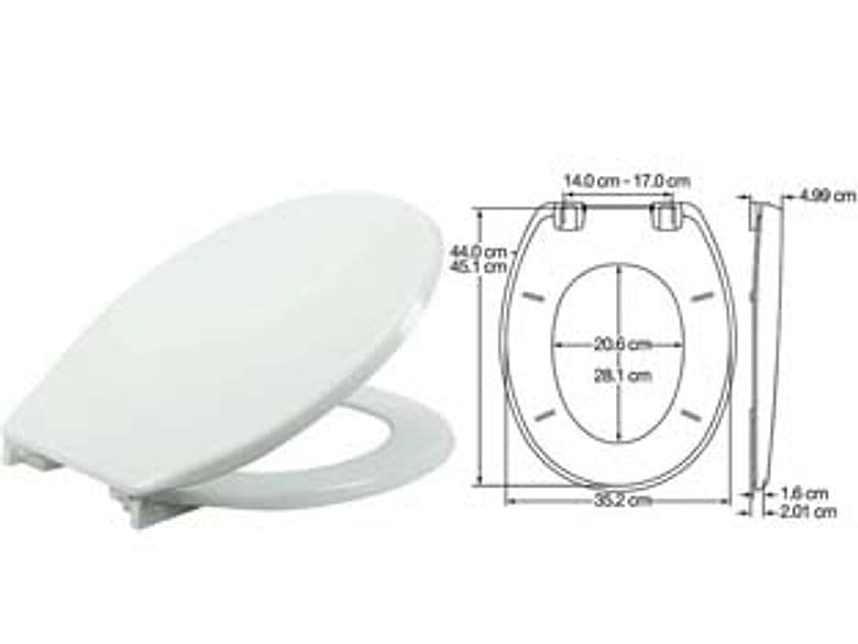 Sedile WC Universale 2850 Buxton Coprivaso Copriwater Bemis - 2