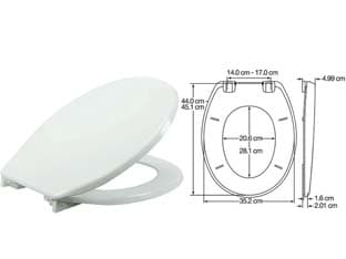 Sedile WC Universale 2850 Buxton Coprivaso Copriwater Bemis - 2