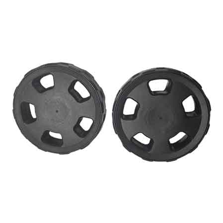 Ruote di Ricambio Grande per Bidone Aspiratutto Ideal Star Is 30 2 Pezzi - 2