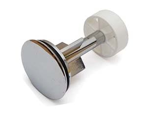 Tappo Saltarello in ABS Cromato per Lavabo Ø 39,5 mm 1 ¼ Ø 39,5 mm 10 Pezzi - 2