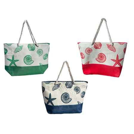 Borsa da Spiaggia Conchiglia Cm 60 x 17 x 40H - 2
