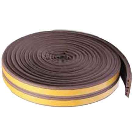 Parafreddo per Porte e Finestre in Gomma Ideal Star Mm 9 x 6 Colore Marrone - 2