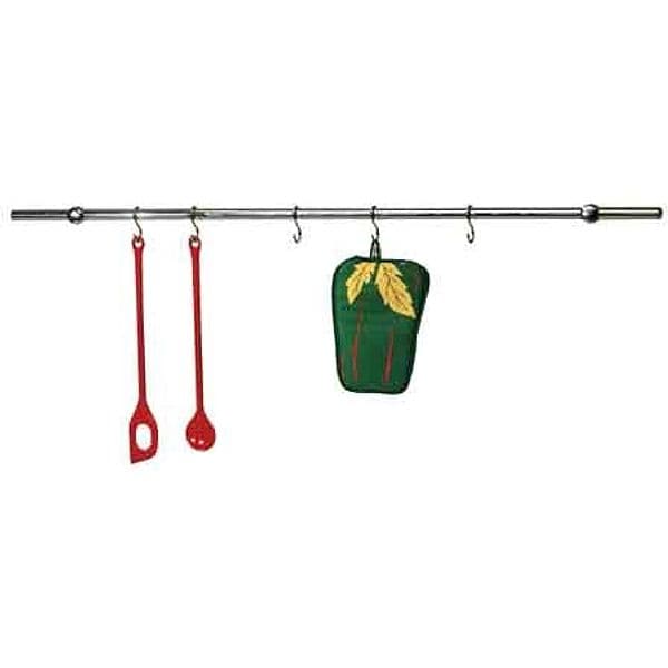 Kit Sottopensili 100 cm Cromo Satinato - 2