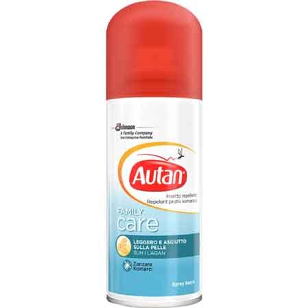 Autan Repellente per Zanzare Family Care Spray Secco 100 ml Johnson - 2