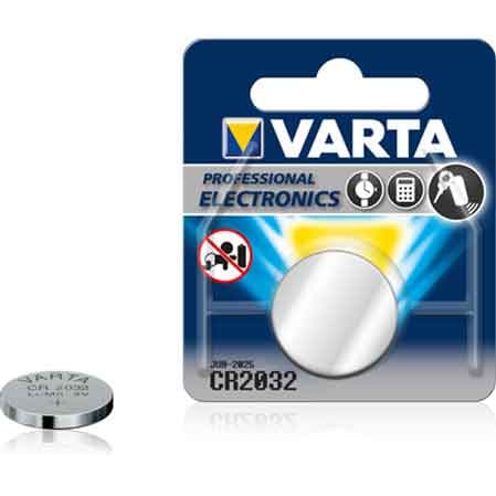 Pila a Bottone CR2032 Blister 1 Pezzo Varta 10 Pezzi - 2
