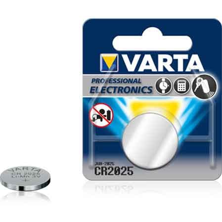 Pila a Bottone CR2025 Blister 1 Pezzo Varta 10 Pezzi - 2