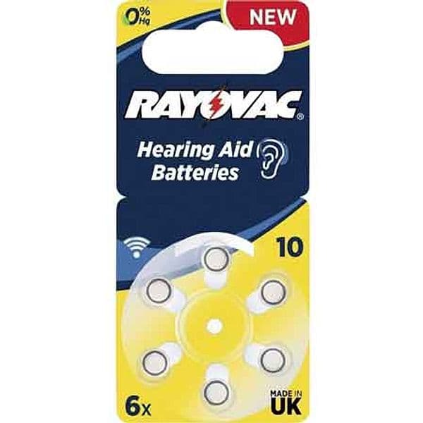 Pila per Acustica Rayovac 10 Blister 10 Confezioni 6 Pezzi - 2