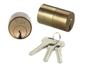 Doppio Cilindro Esterno Fisso da Applicare in Ottone 2252 Ø 25 Cod 311502 - 2