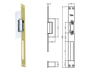 Incontro Elettrico 67F0 25 cm Acciaio Finitura Oro (Y67F0508) Yale - 2