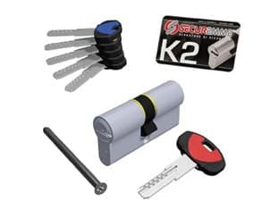 Cilindro Europeo K2 0CK2 30 MMX40 (3200CCS30401X5) Securemme - 2