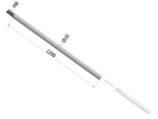Asta Filettata per Serratura 5803 (5803XZB1008) Securemme 30 Pezzi - 2