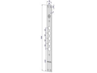 Frontale P Serrature Porte Blindate in Acciaio Inox INT.28 FR2500 - 2