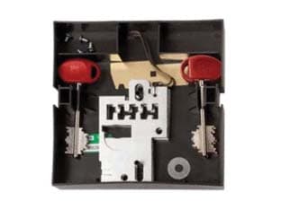 Gorges Doppia Mappa con 3 Chiavi Scanalate 91184 107 per Serie 52, Gambo 60 - 2