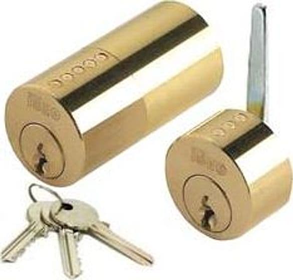Coppia Cilindri F5 per Serrature da Applicare 853507 (853507) Iseo - 2