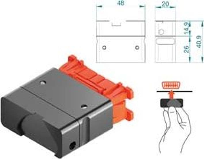 Protezione Magnetica Obd Universale Mgobd Unl 48 MMX20X40,9 Disec