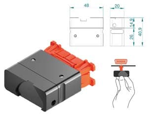 Protezione Magnetica Obd Universale Mgobd Unl 48 MMX20X40,9 Disec - 2