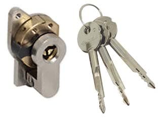 Cilindri a Infilare Cisa Sagomato con Chiave a Croce 02400100 Cisa - 2