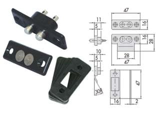 Coppia Contatti Elettrici a Pressione 06511 (06511000) Cisa 6 Pezzi - 2