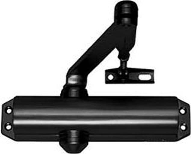 Chiudiporta Aerei Serie DC120 con Arresto, Nero 220 MMX47X52H. (DC12019005) - 2