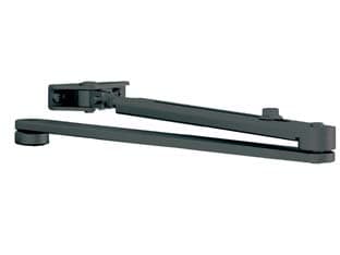 Braccio Standard Nero per Chiudiporta DC140 DC120 Senza Fermo, Nero RAL9005 - 2