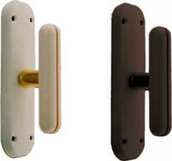 Cremonese Mod. Brasilia per Finestra Nylon e Ottone Nera 2 Pezzi - 2