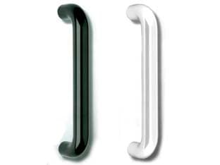 Maniglione Diritto in Nylon 333 MMX33X86H. Interfori 300 mm Bianco 4 Pezzi - 2